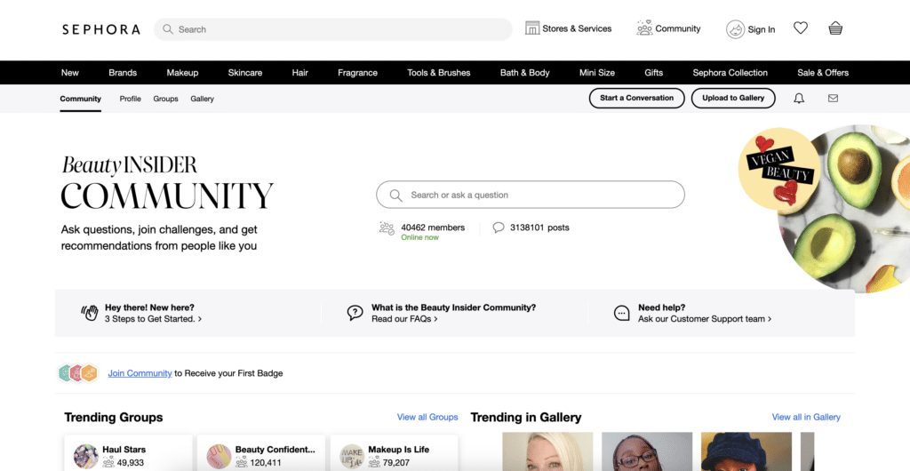 sephora social proof