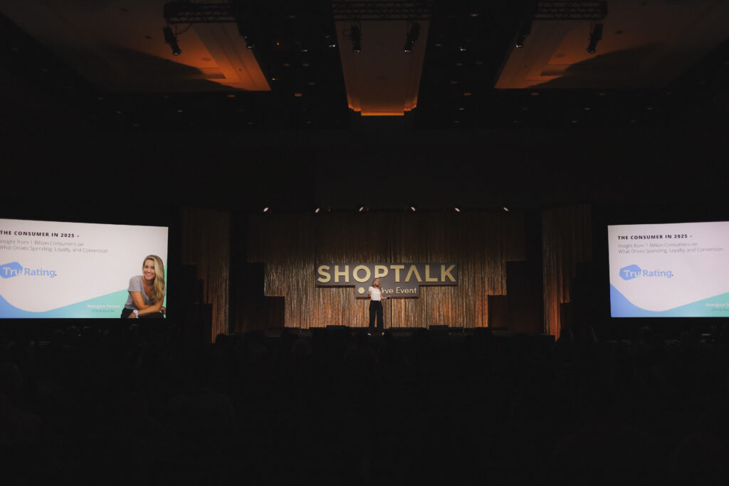 georgina nelson discusses opportunities for retailers at shoptalk spring 2025.